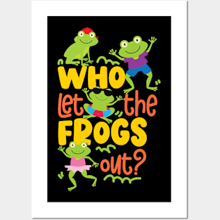 Frog Frogs gift idea Posters and Art